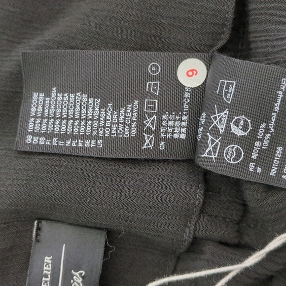 Other stories black crepe viscose wide leg pants - Picture 8 of 8